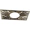 Ekena Millwork Hoover Architectural Grade PVC Pierced Medallion, 28"W x 14"H x 10 3/8"ID x 3/4"P, Pale Gold CMPP28X14HOAPG - alternate 5